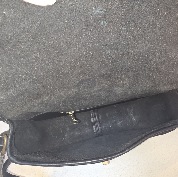 vintage Coach 9790 turnlock crossbody city bag purse black - Picture 4 of 13